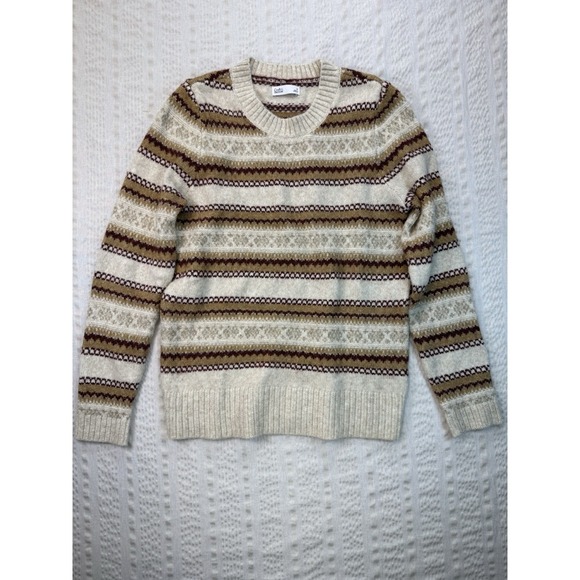 croft & barrow Sweaters - Fair Isle Sweater Womens Small Croft Barrow Nordic Knit Cozy